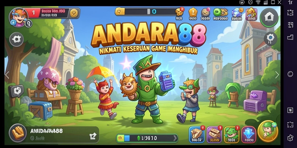 Tampilan gameplay ANDARA88 yang seru dan menghibur dalam kategori Idle.