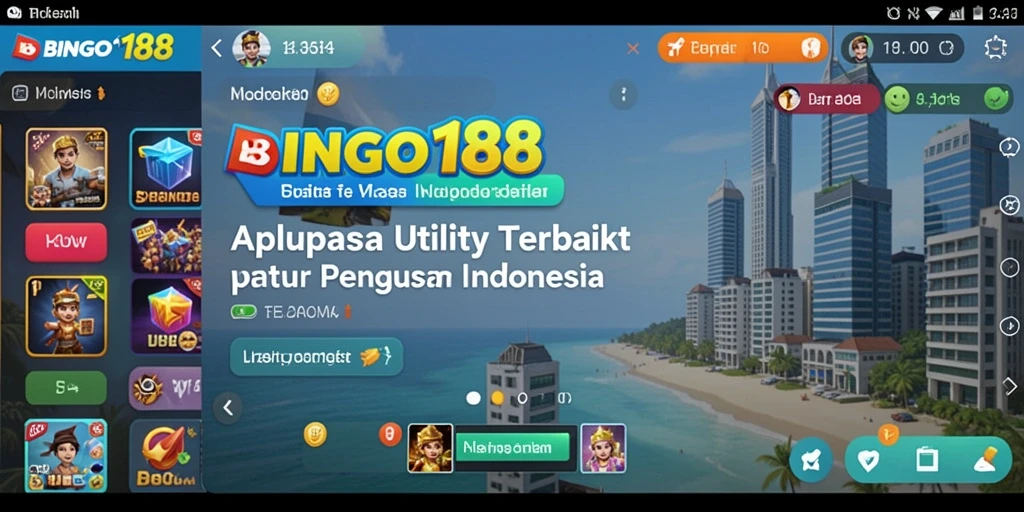 Screenshot dari aplikasi BINGO188 menampilkan fitur pengingat yang ramah pengguna.