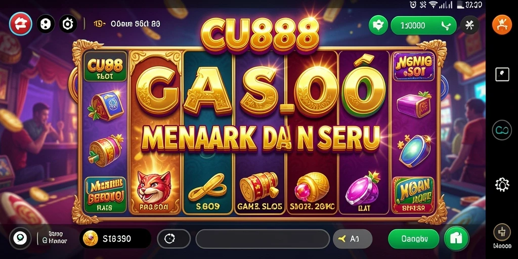 Menampilkan gameplay yang seru dan penuh aksi di CU888.