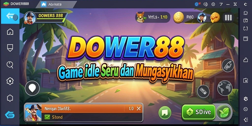 Tampilan gameplay DOWER88 yang menarik dan memikat.