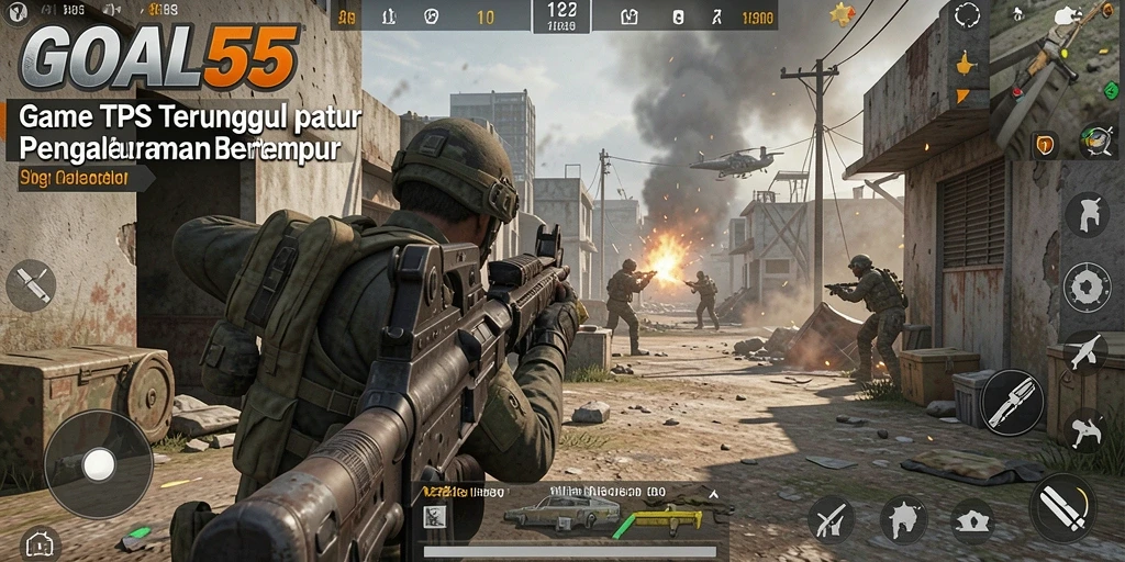 Tampilan gameplay GOAL55 yang mendebarkan dan penuh aksi.