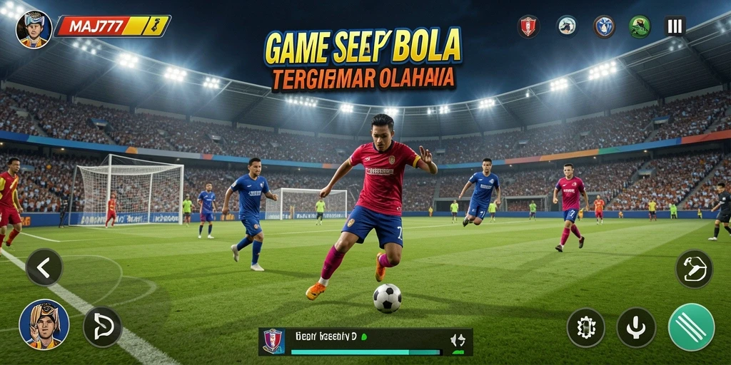 Gameplay seru dan mendebarkan di <strong>MAJ777</strong>, menampilkan aksi sepak bola nyata.