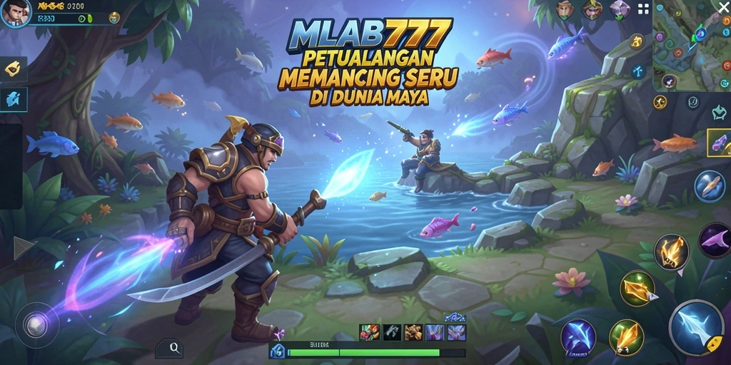 Gameplay MLBB777 menampilkan pengalaman memancing yang memukau dan dinamis.