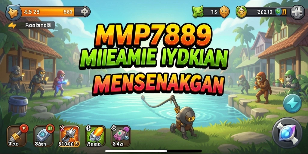 Tangkapan layar MVP789 menunjukkan gameplay menarik dengan karakter yang khas.