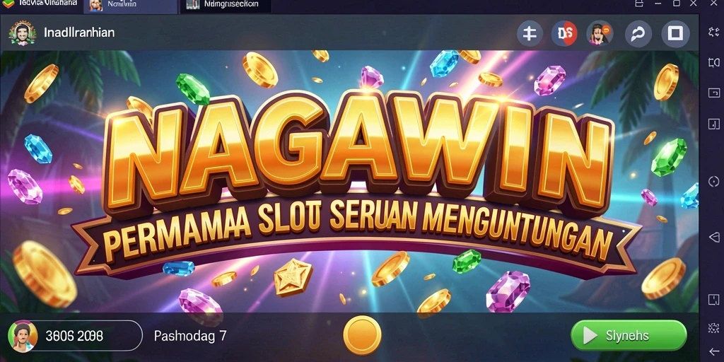 Tampilan gameplay mendebarkan dari NAGAWIN yang penuh warna.