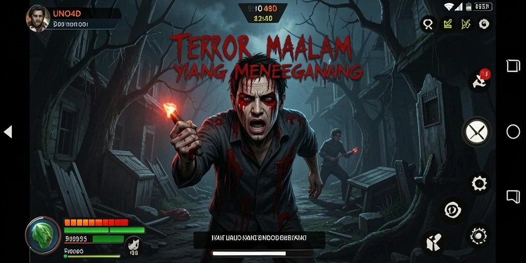 Gameplay mendebarkan di dunia penuh teror.
