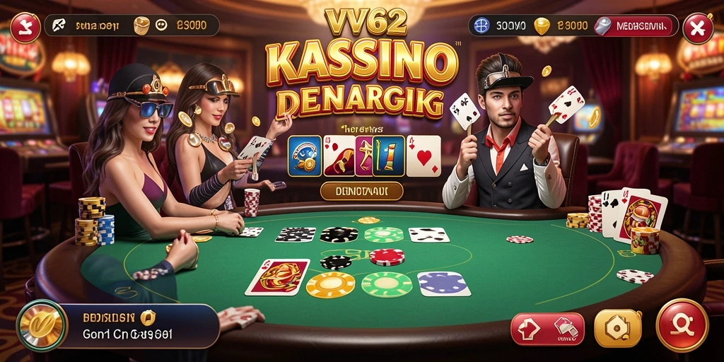 Tampilan gameplay menarik dari game Kasino VV62 yang penuh aksi.
