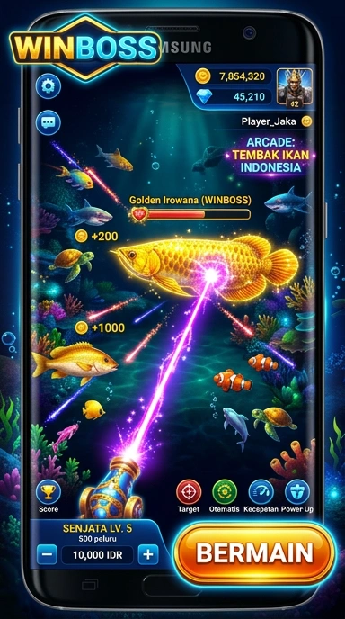 Tampilan antarmuka aplikasi winboss yang intuitif.